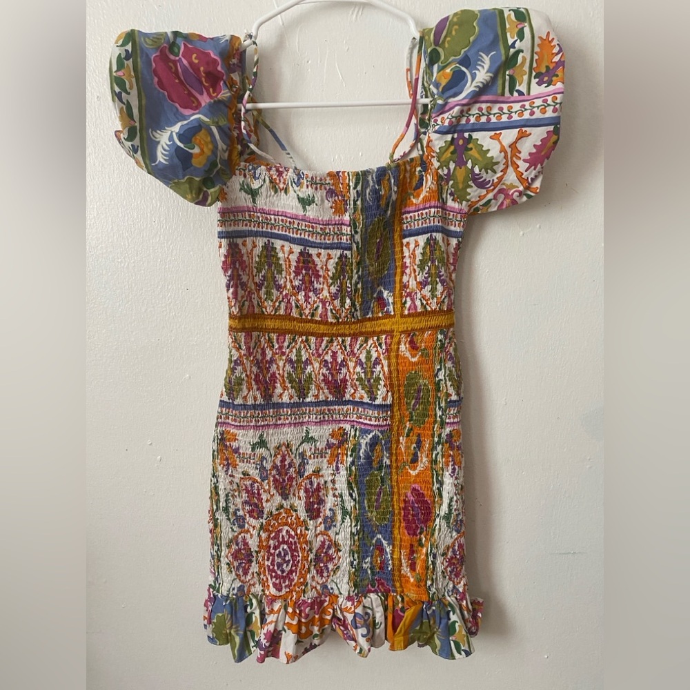 Mango Multicolor Floral Mini Dress - Picture 5 of 16